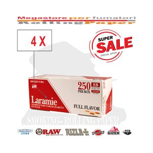 Άδεια τσιγάρα για γέμισμα Laramie Full Flavor Red King Size 8 mm – 4 κουτιά των 250 τεμαχίων