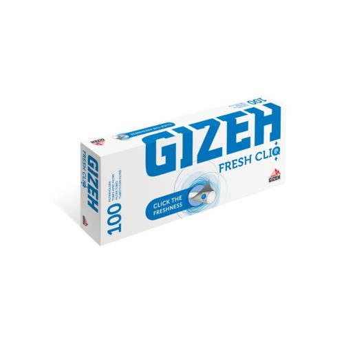 Άδεια τσιγάρα για γέμισμα Gizeh Fresh CliQ Regular με φίλτρο κλικ μενθόλης – συσκευασία με 100 άδεια τσιγάρα