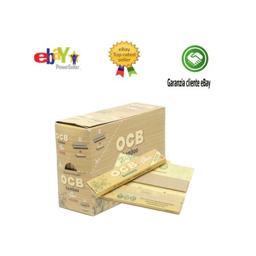Χαρτάκια στριφτού OCB Bamboo King Size με φίλτρα – συσκευασία με 32 πακετάκια