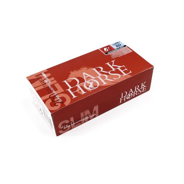 Dark Horse Super Slim 6.5 × 24 mm Cigarette Tubes – 5 Boxes of 200 Tubes