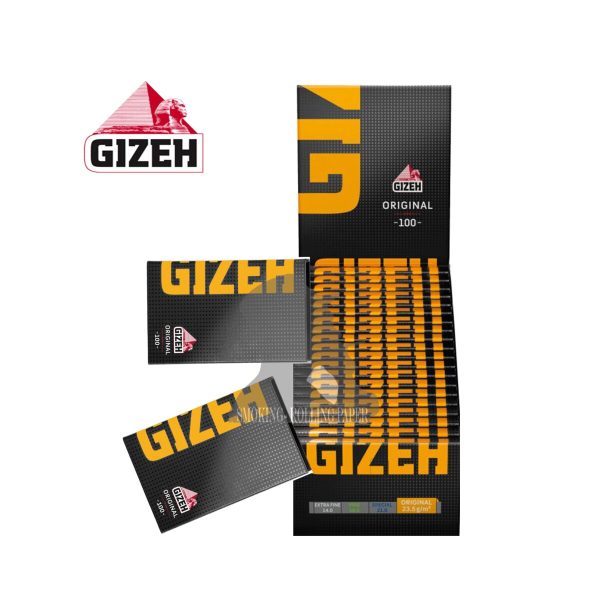 master-178 Papier à rouler Gizeh Black Regular – lot de 20 carnets