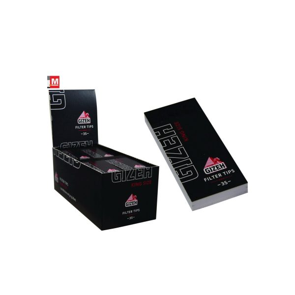 master-189 Χάρτινα τζιβανάκια Gizeh Black Regular με διάτρηση – μπλοκάκια των 35 τζιβανακίων
