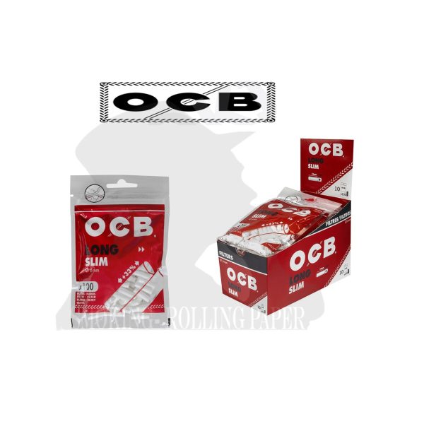 Filtri OCB Slim 6 mm lunghi – 10 bustine da 100 filtri
