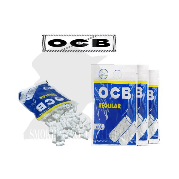 master-224 Filtri OCB Regular 7,5 mm lunghi – 20 bustine da 100 filtri