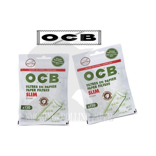 Χάρτινα φίλτρα OCB Paper Regular 6 mm – 20 σακουλάκια των 150 φίλτρων