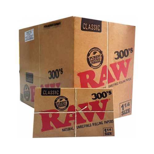 Χαρτάκια στριφτού RAW Classic 300’s Medium 1¼ – 40 πακετάκια των 300 φύλλων