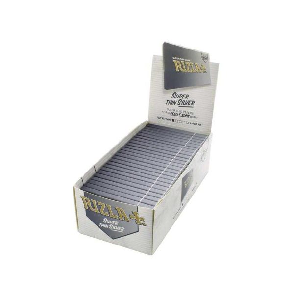 master-280 Χαρτάκια στριφτού Rizla Silver Regular – συσκευασία με 50 πακετάκια