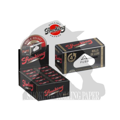 Χαρτάκια στριφτού σε ρολό Smoking Deluxe Rolls King Size Slim – 24 ρολά