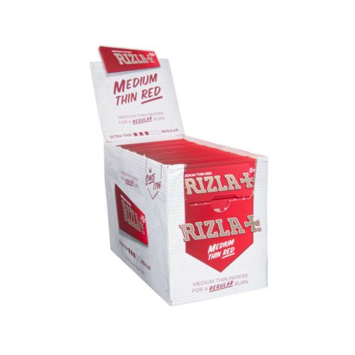 master-387 Χαρτάκια στριφτού Rizla Red Regular – συσκευασία με 100 πακετάκια