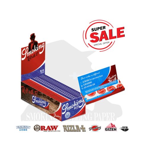 Χαρτάκια στριφτού Smoking Blue Tree Free Regular – συσκευασία με 50 πακετάκια