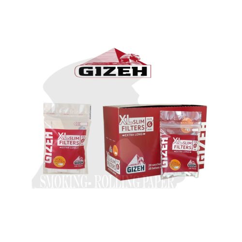 Φιλτράκια Gizeh Slim XL 6 mm – 100 φίλτρα