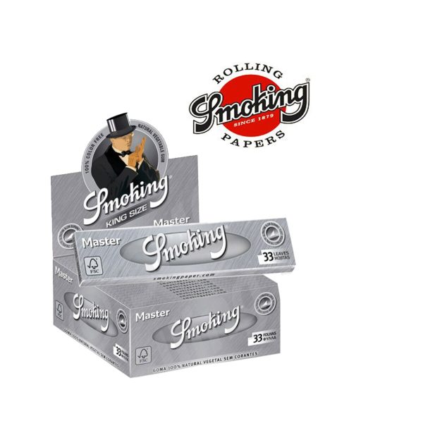 master-5 Smoking Master King Size Slim Zigarettenpapier – Display mit 50 Heftchen