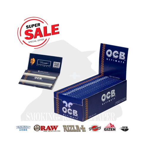 Χαρτάκια OCB Ultimate Regular Double – 25 πακετάκια των 100 φύλλων