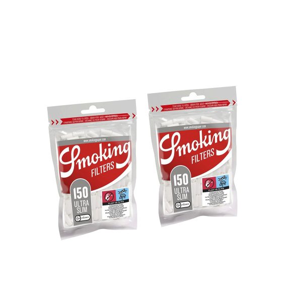 Φιλτράκια Smoking Ultra Slim 5,3 × 15 mm – 150 φίλτρα