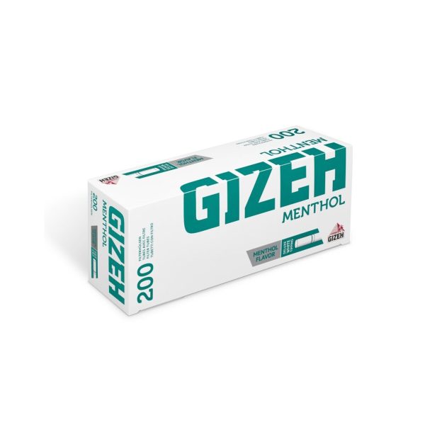 Άδεια τσιγάρα για γέμισμα Gizeh Menthol King Size με φίλτρο – συσκευασία με 200 άδεια τσιγάρα